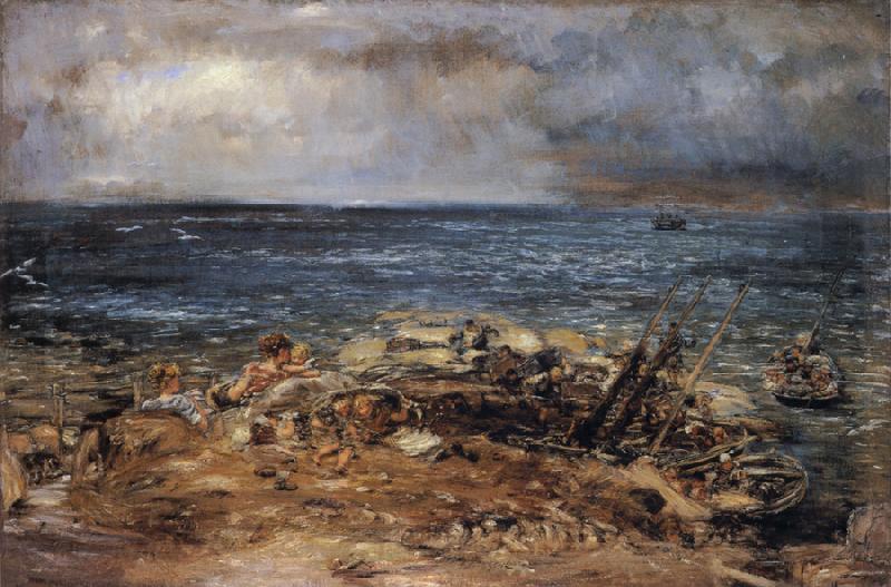 William Mctaggart The Emigrants Spain oil painting art